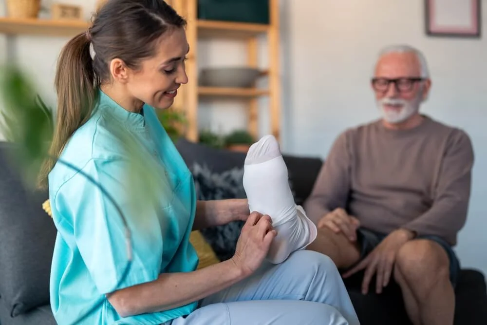 Properly fitted compression stockings help manage varicose veins and improve daily leg comfort.