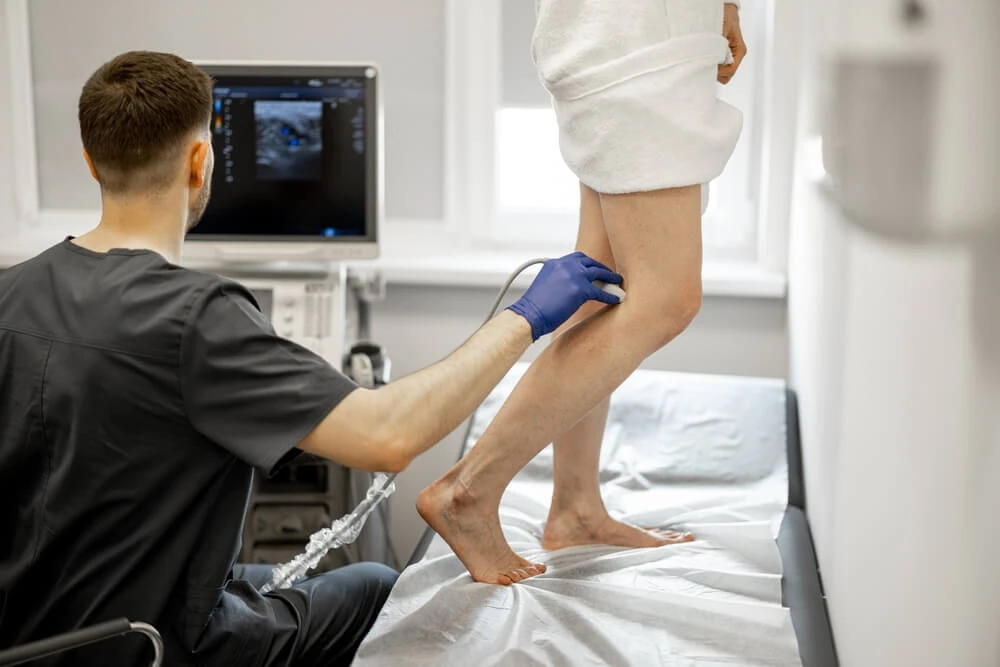 A vascular specialist can evaluate visible veins and recommend treatment options.
